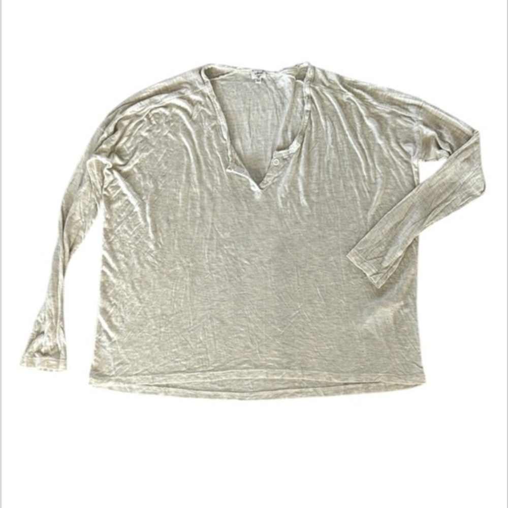 Wilfred beige long sleeve thin tee size XS